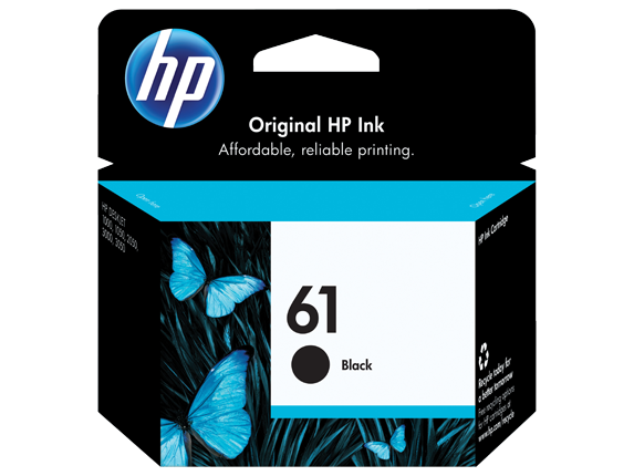 HP 61 Black Ink Cartridge (CH561WA) EL